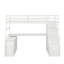 Lit mezzanine simple avec tiroirs, 2 tablettes et bureau-624276400
