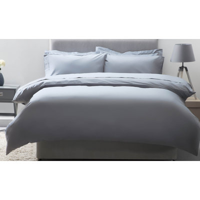 Plain Dye 200 TC Egyptian-Quality Cotton Cotton Solid Colour Duvet Cover