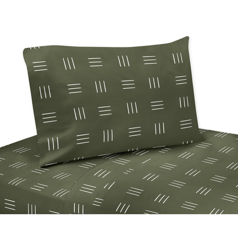 Wild West Cowboy Animal Print Microfiber Sheet Set, Cream/Brown, Cowboy Animal