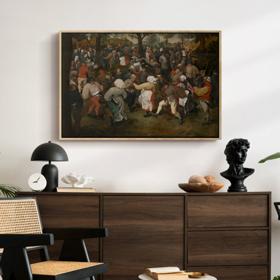 The Wedding Dance, c. 1566-Pieter Bruegel the Elder-Framed Gallery Wrapped Canvas