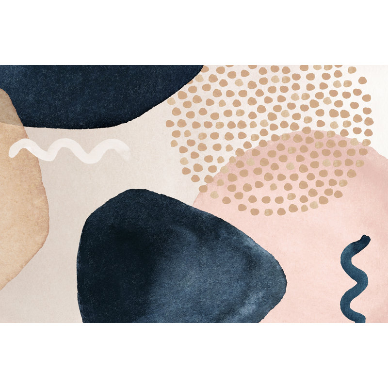 Rouen Vinyl Machine Printed Area Rug, Rectangle 133 x 200cm