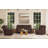 Ranger Power Reclining Loveseat With Console, Power Headrests, Lumbar, Heat, Massage-121630955