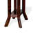 Odel Accent Chairside Table, Dark Brown Mahogany, Rectangular 25 Inch