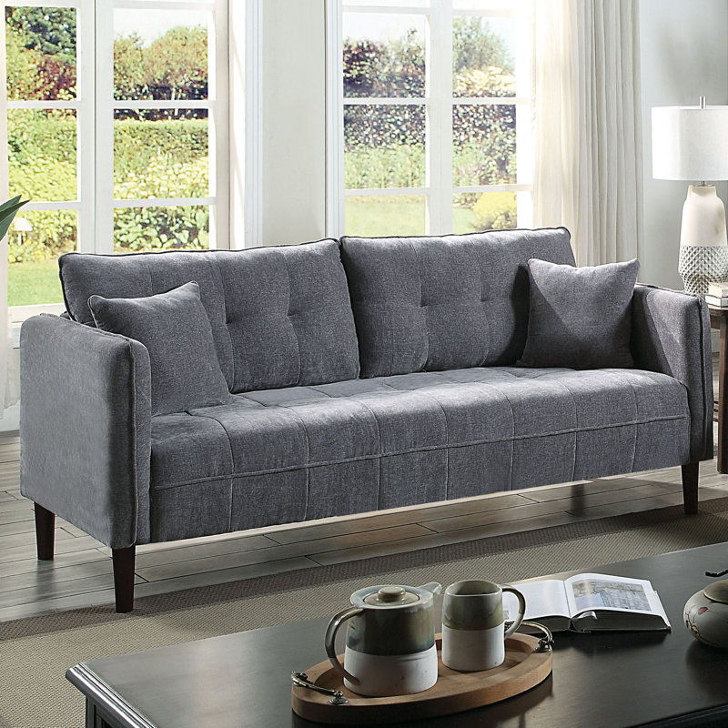 Canapé Araujo, Gris chenille, H 35 po x l 51 po x P 33 po