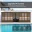 Solarium mural en aluminium pour patio-125524406