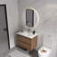 Meuble-lavabo mural de 30 po avec lavabo en cÃ©ramique et tiroirs Ã  fermeture amortie