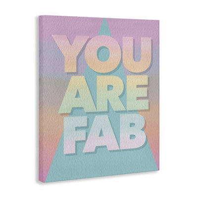 Toile You Are Fab Pastels, design par Jilly Jack Designs