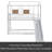 Aiyah Kids Twin Over Twin Bunk Bed-1022999427