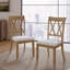 Amoz Solid Wood Cross Back Side Chair-532630717
