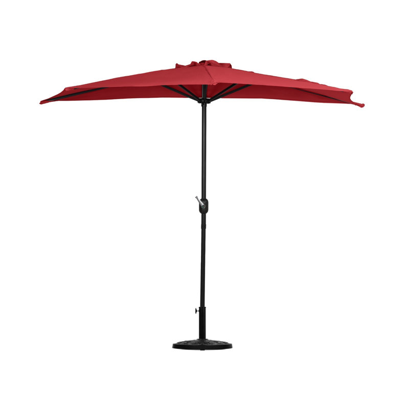 Parasol de marché 9 pi Pérou, Rouge