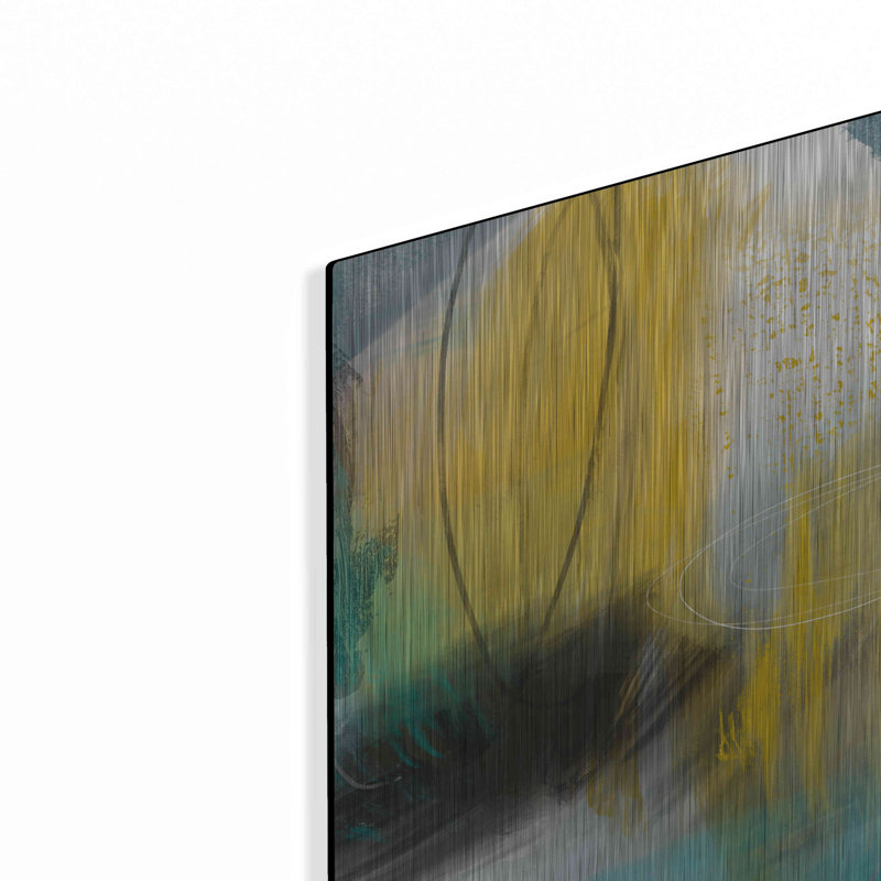 Art mural en métal Braiden Studio «Forecast Of Rain» par Delores Naskrent, H 16 po x l 24 po