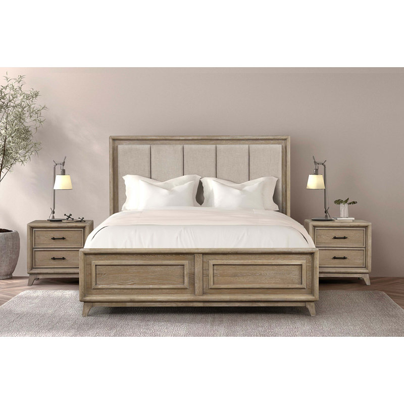 Table de chevet style transitionnel 1pc