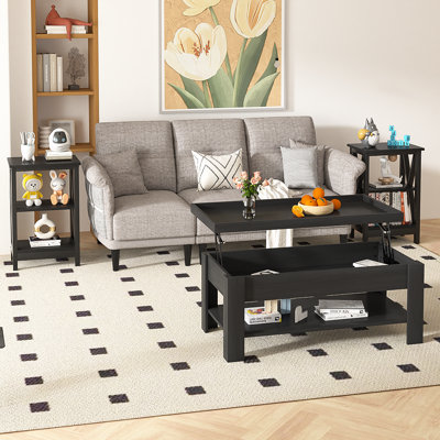 Amandine 3 - Piece Living Room Table Set by Beachcrest Home