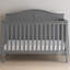 Ensemble de chambre de bébé 3 pièces avec lit de bébé, commode et table de chevet Camden, gris froid-102095746