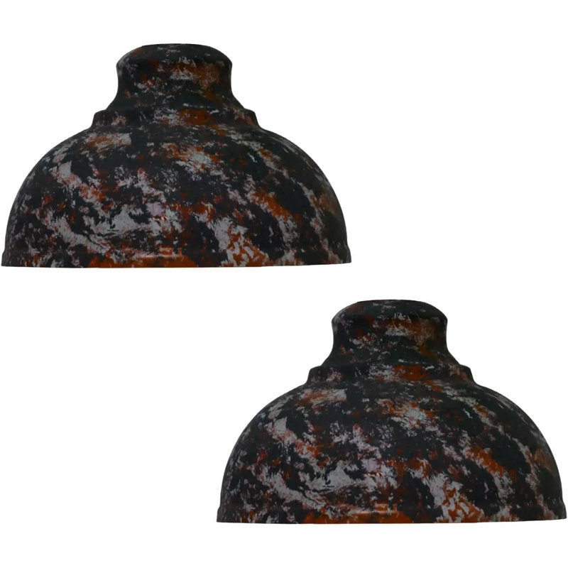 Trabelsi 17cm H Metal Dome Lamp Shade, Army Cama