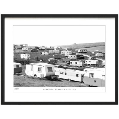 Newhaven, A Caravan Site C1960 by Francis Frith - Single Picture Frame Print