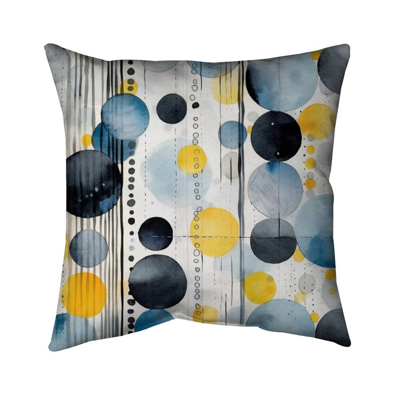 Oceanic Bubbles - White Poly Twill Throw for Home Decor