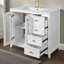 Meuble-lavabo 36 po avec deux portes à fermeture douce, tablettes réglables