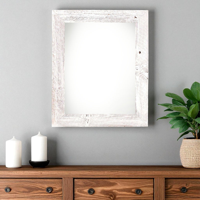 Cadre photo Gehrke, Blanc délavé, 24 po x 30 po