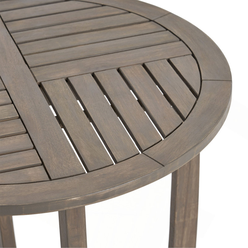 Table circulaire 27,5 po Hermosa, Gris