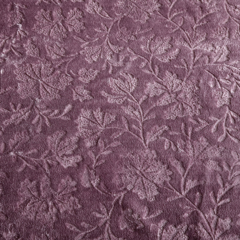 Jeté en peluche Eddie Bauer, Mauve