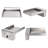 304 Stainless Steel Made Exquisite Handcrafted Waterfall Spout for Landscape, Water Fountain Spout Scupper Luxury Decoration for Pools, Ponds, Water Walls (Powder Coating)-1340238117