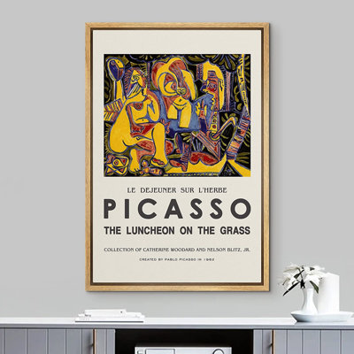 Art classique, impression sur toile, désert, art mural, déjeuner sur l'herbe par Pablo Picasso