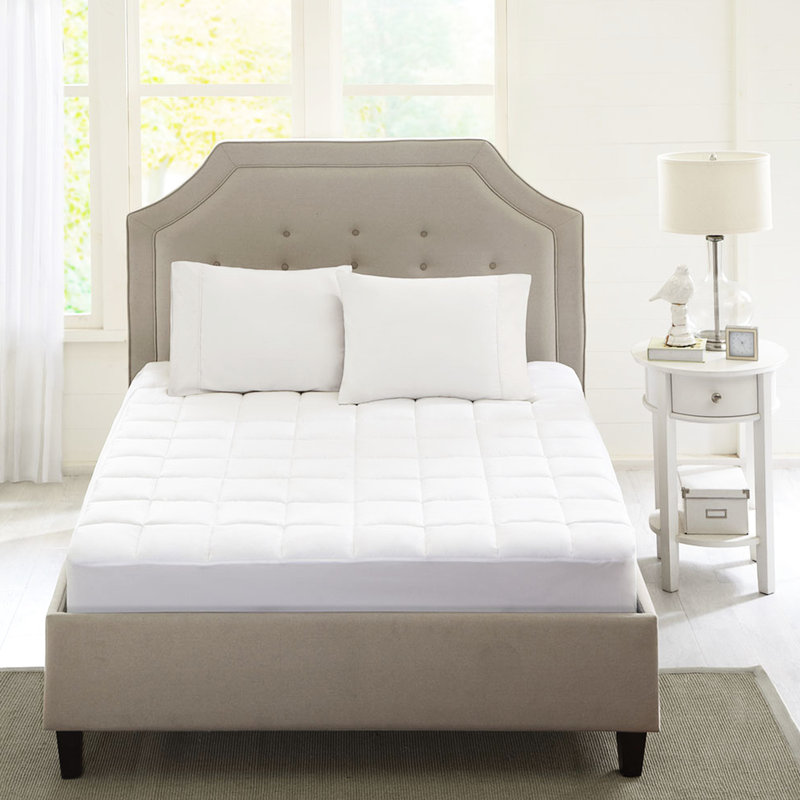 3m Microfiber Bed Pad Enhancer Cover Protector - Breathable, Microbial, Fits Up To 18" Mattresses, , , Washable, Breathable And Full Size Mattress Microfiber, Mattress, Soft