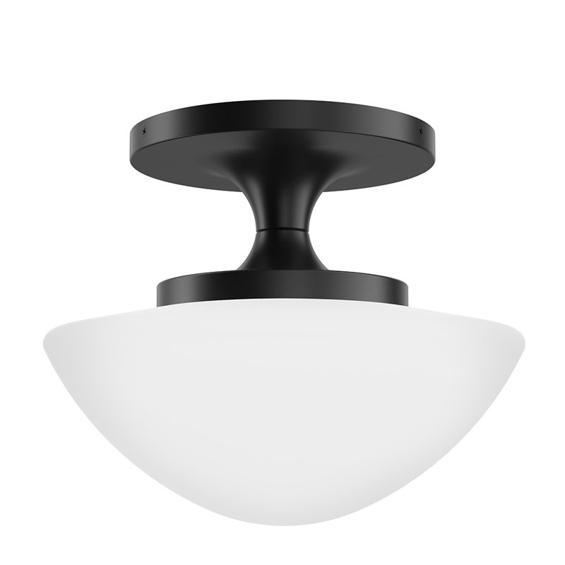 Plafonnier semi-encastré Hinkley Knox, Noir