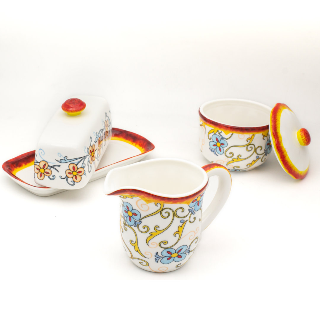 Duomo Breakfast Accessory Set Euro Ceramica