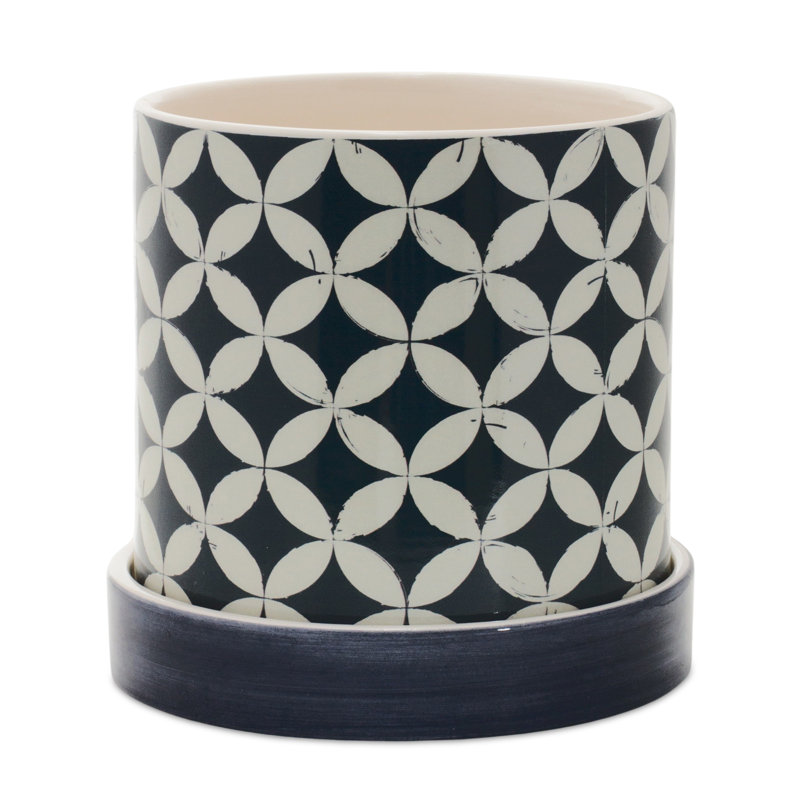 Javiar 2-Piece Cement Pot Planter Set