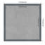Tableau magnétique encadré étroit bleu-gris rustique-833001062