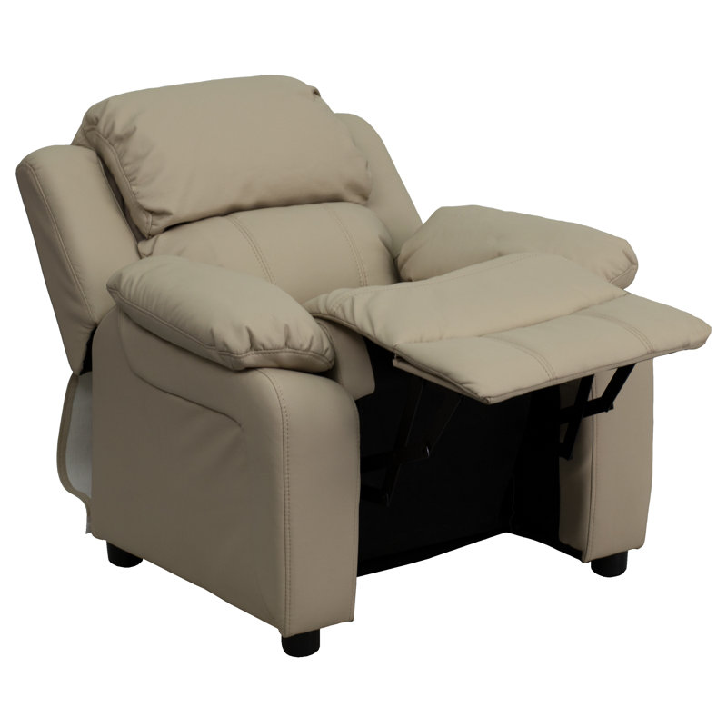Fauteuil inclinable Degeorge Deluxe, Vinyle beige