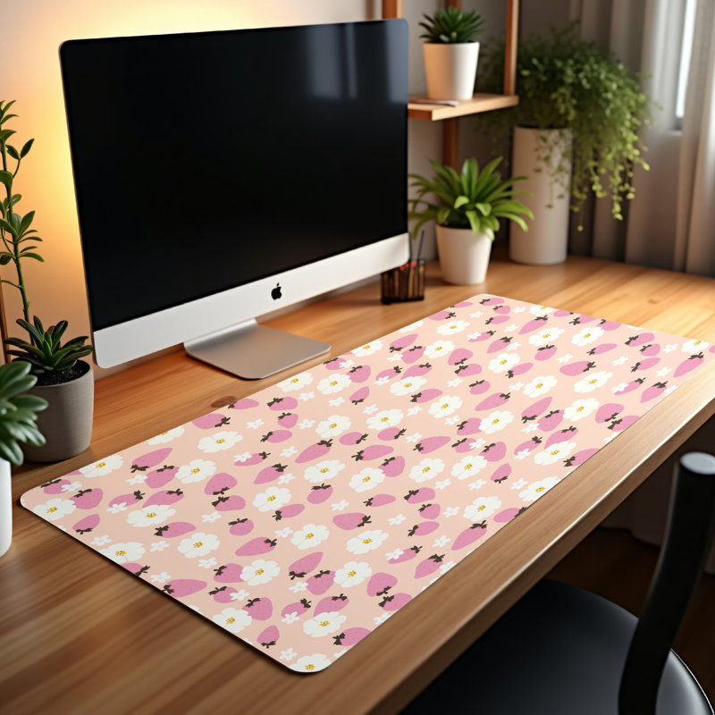 Polyester Desk Pad, 31.5x15.5