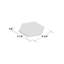 Peak Hex 9" x 10" Porcelain Wall & Floor Tile