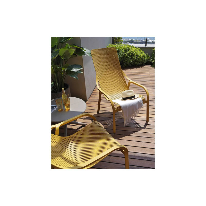 Net Outdoor Lounge Chair, Anthracite