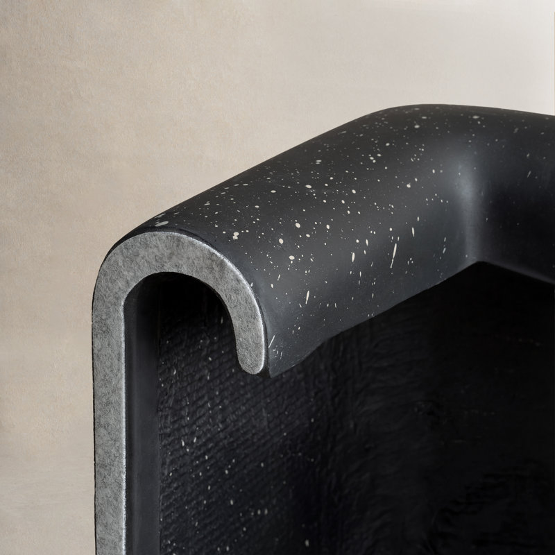 Table basse sculpturale Albert, Noir