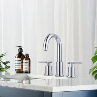 Widespread Bathroom Faucet 2-handle Bathroom Sink Faucet with Drain Assembly