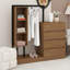  Meuble d'organisation avec 4 tiroirs et 3 tablettes de rangement Corunna-1880946553