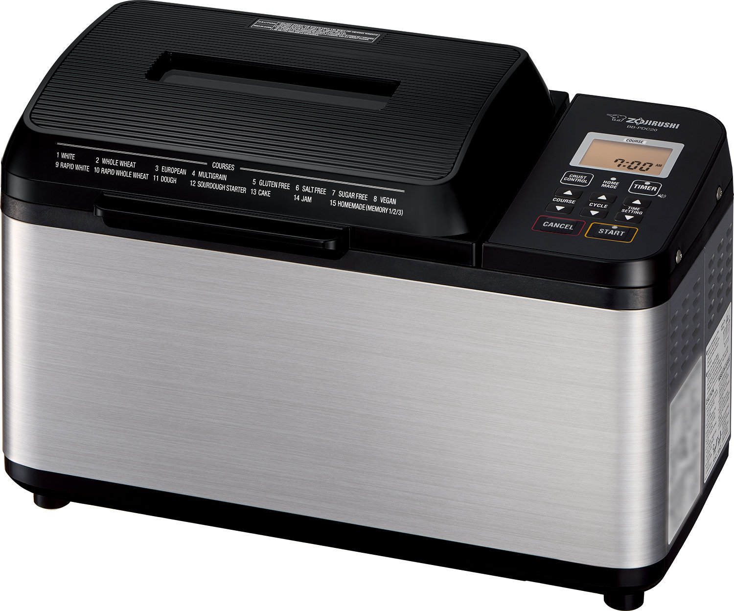 Zojirushi BB-PDC20BA Home Bakery Virtuoso Plus 2lb Breadmaker, Black & Reviews | Wayfair