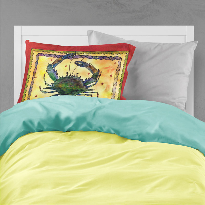  Taie d'oreiller crabe
