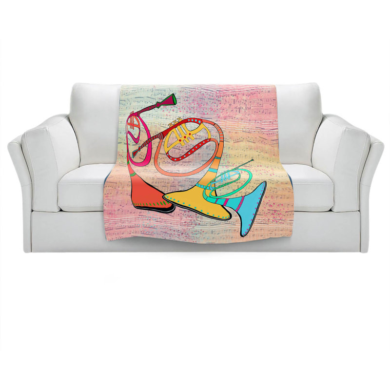 Hand Woven Throw Blanket, 68" x 80"