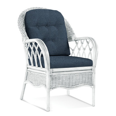 Chaise avec accoudoirs rembourrée Everglade