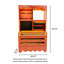 39.37"Off-White Multi-layer Solid Wood Double-sided Multi-drawer Console Display TableOrange Solid Wood Jewelry Storage Console Display Cabinet