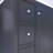 36" Black Bathroom Vanity Cabinet