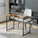 Djellona Metal Base Writing Desk