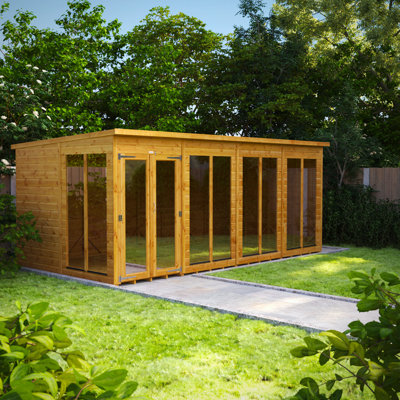 Powersheds Timber Tongue & Groove Pent Summerhouse