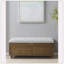 Banc de rangement rembourré en polyester Wicksham