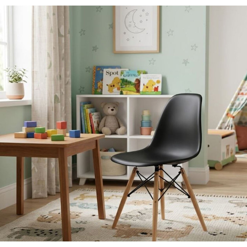 Chaise pour enfants Lola, Noir