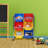 6 Bin Storage Organizer Cart with Locking Wheels